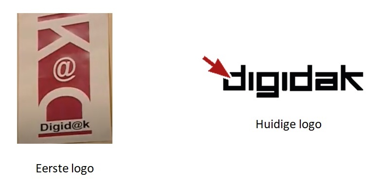 Eerste huidige logo Digidak